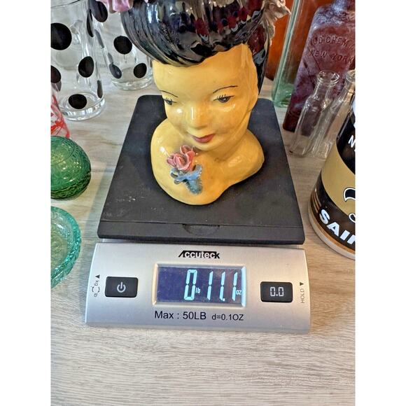 Vintage 50s 60s Glamorous Showgirl Lady Head Decor Porcelain Pin Up *Read - Picture 8 of 8